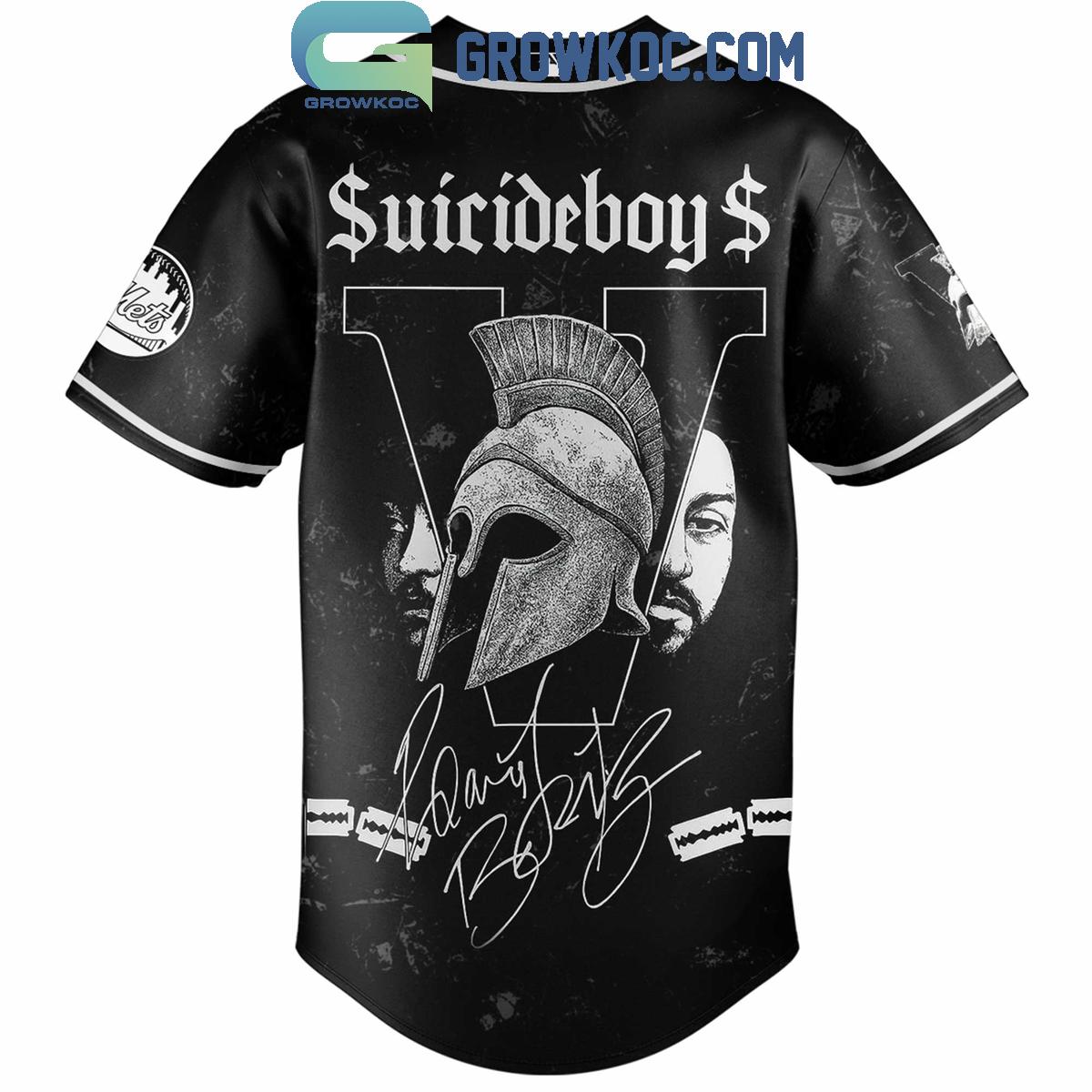 New York Mets Mix Suicideboys Grey Day 2025 Baseball Jersey
