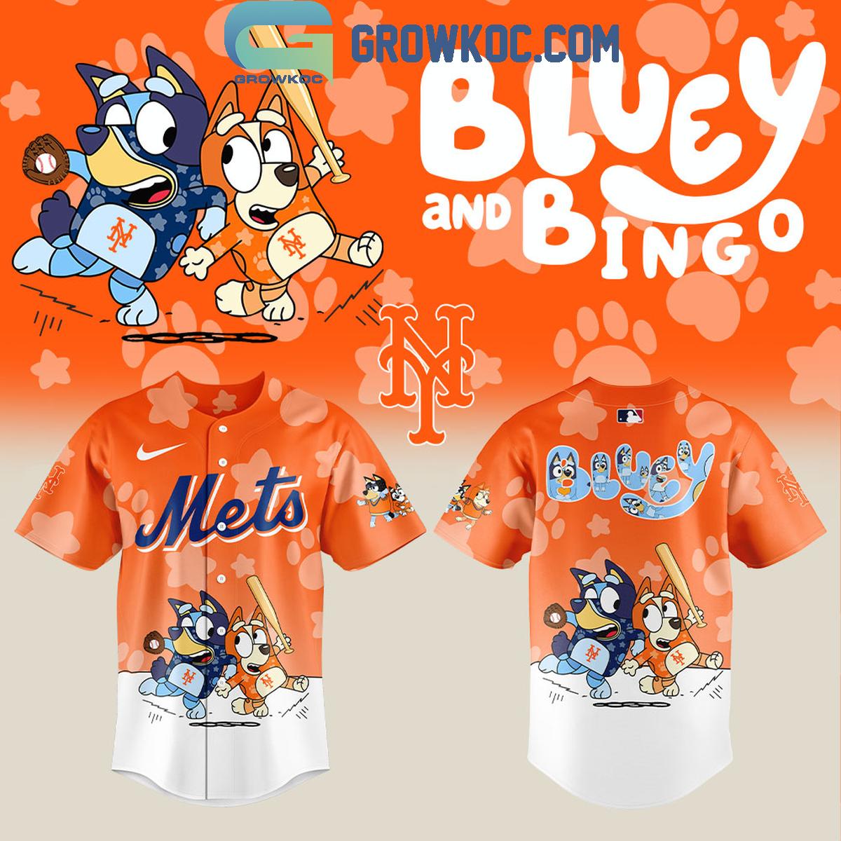 New York Mets x Bluey and Bingo Baseball Jersey