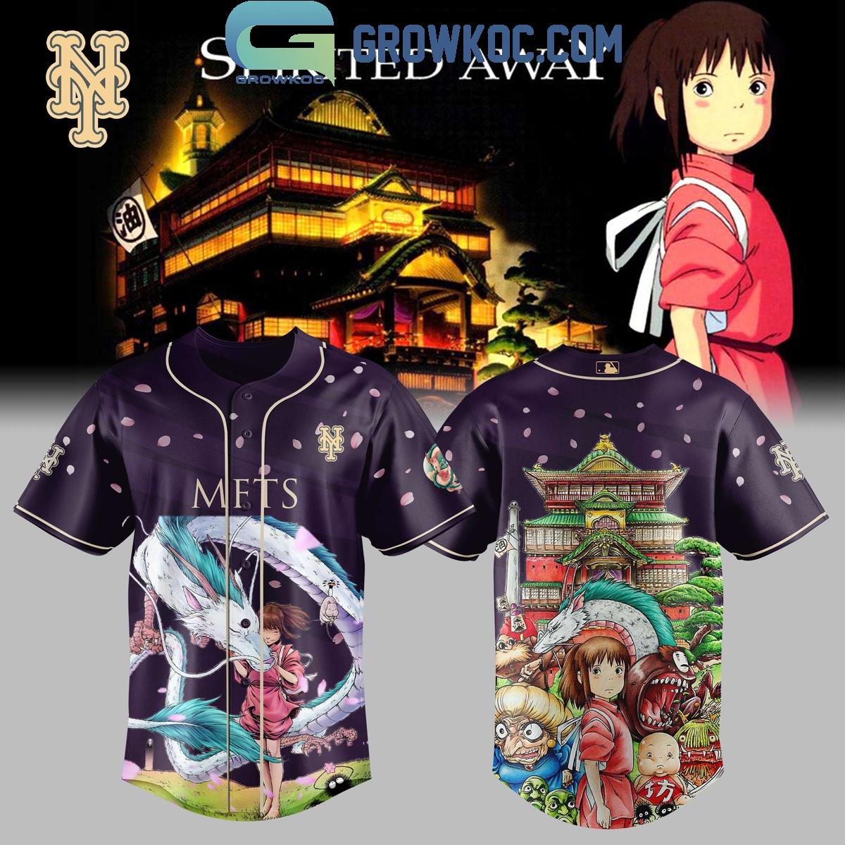 New York Mets x Spirited Away Studio Ghibli 2025 Baseball Jersey