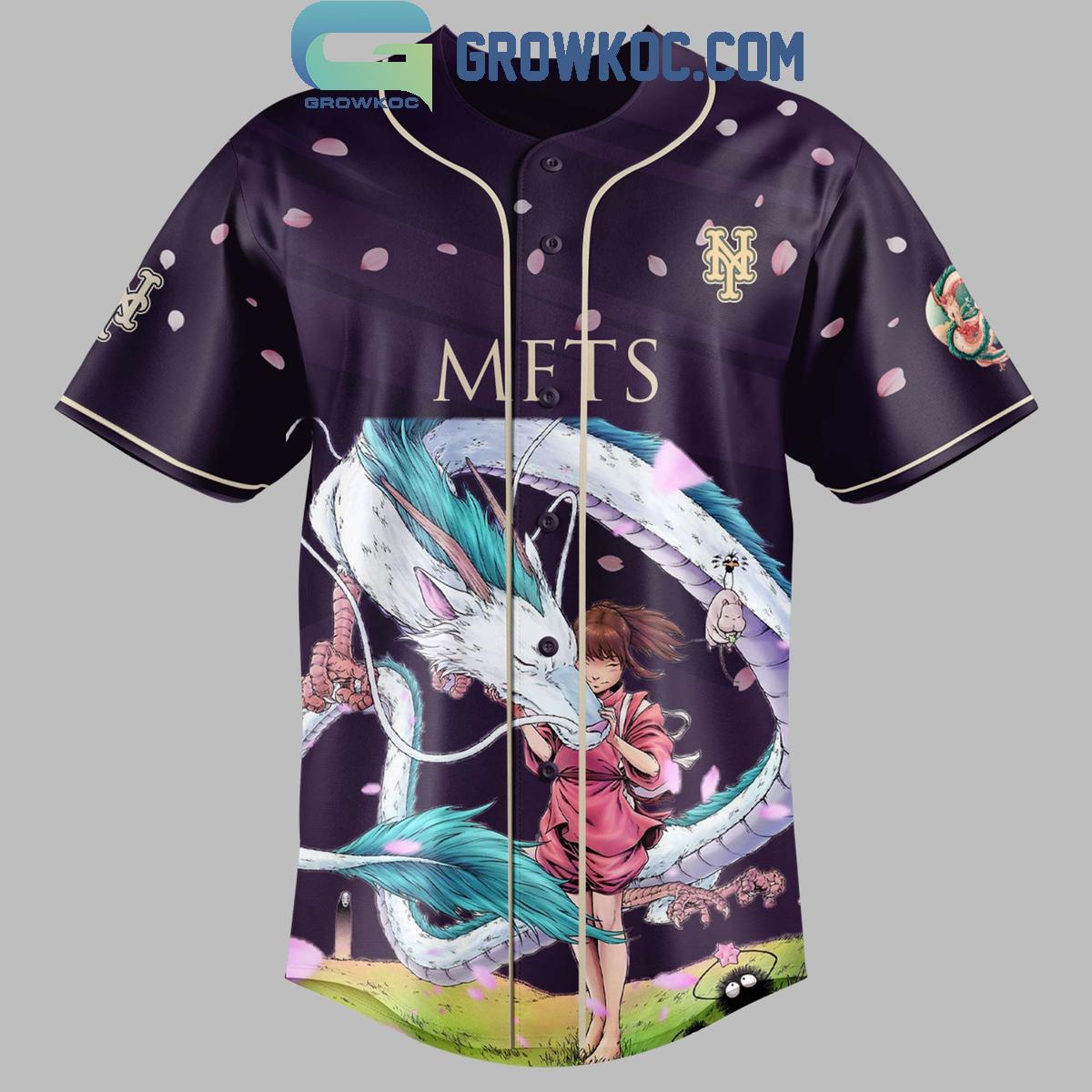 New York Mets x Spirited Away Studio Ghibli 2025 Baseball Jersey
