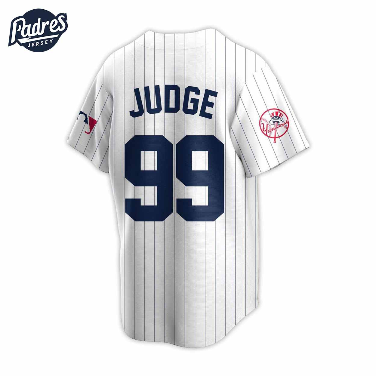 New York Yankees 2024 ALCS Champions JUDGE MLB Baseball Jersey - Padres Jersey Oasis: Elevate Your Baseball... (Image 2)