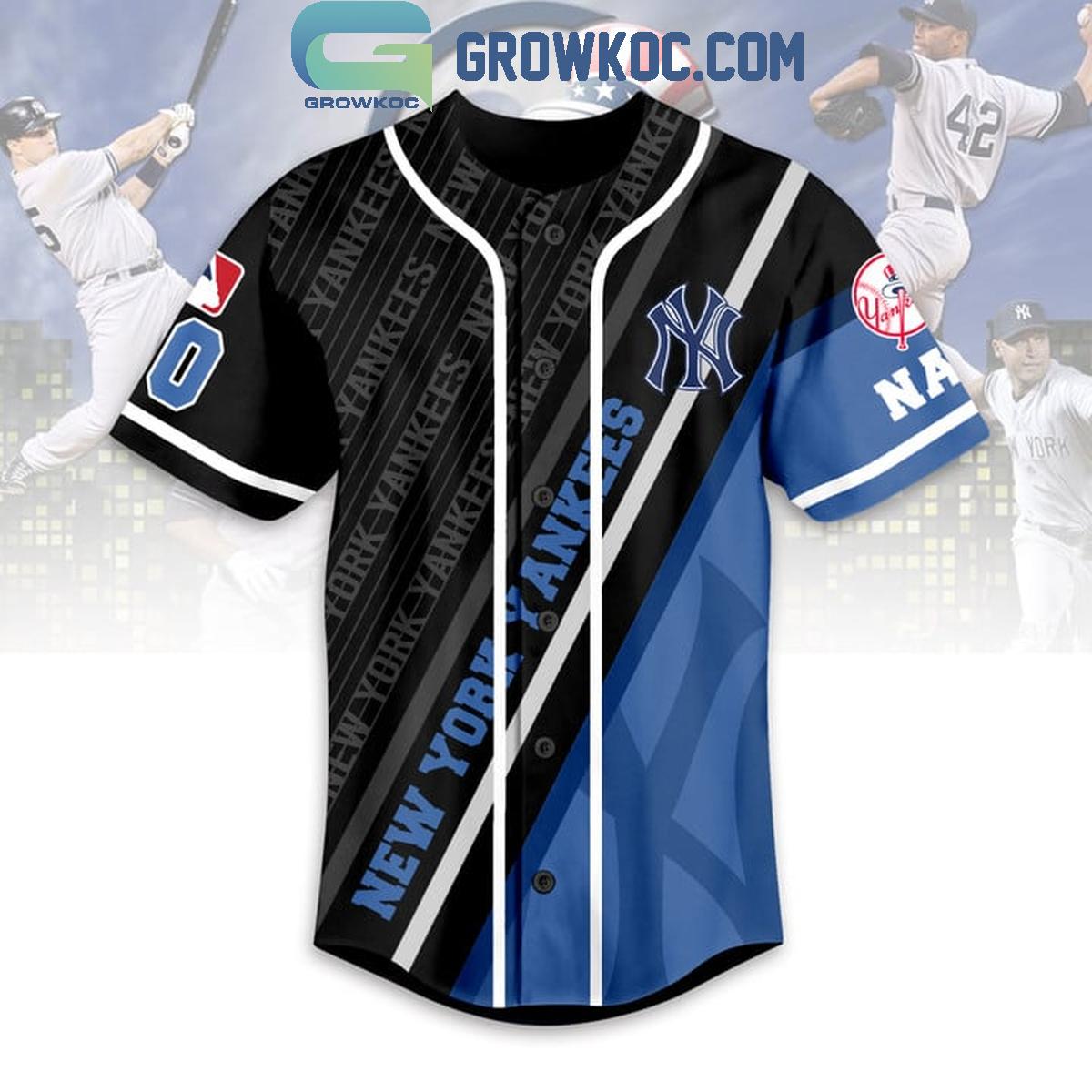 New York Yankees Baseball Team State Proud Personalized Baseball Jersey