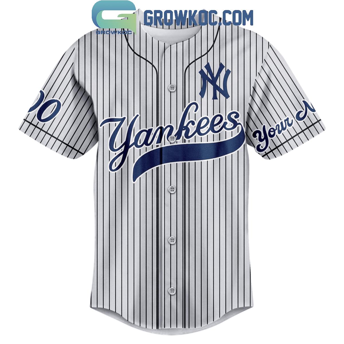 New York Yankees Bronx Bombers For Life Personalized Baseball Jersey