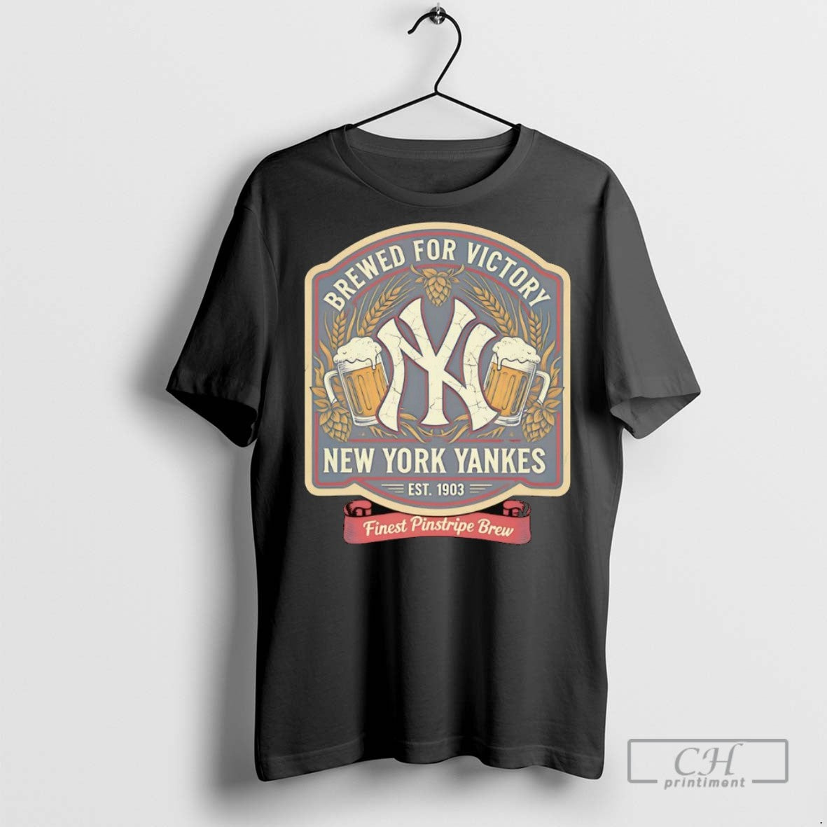 New York Yankees Brewed For Victory T Shirts