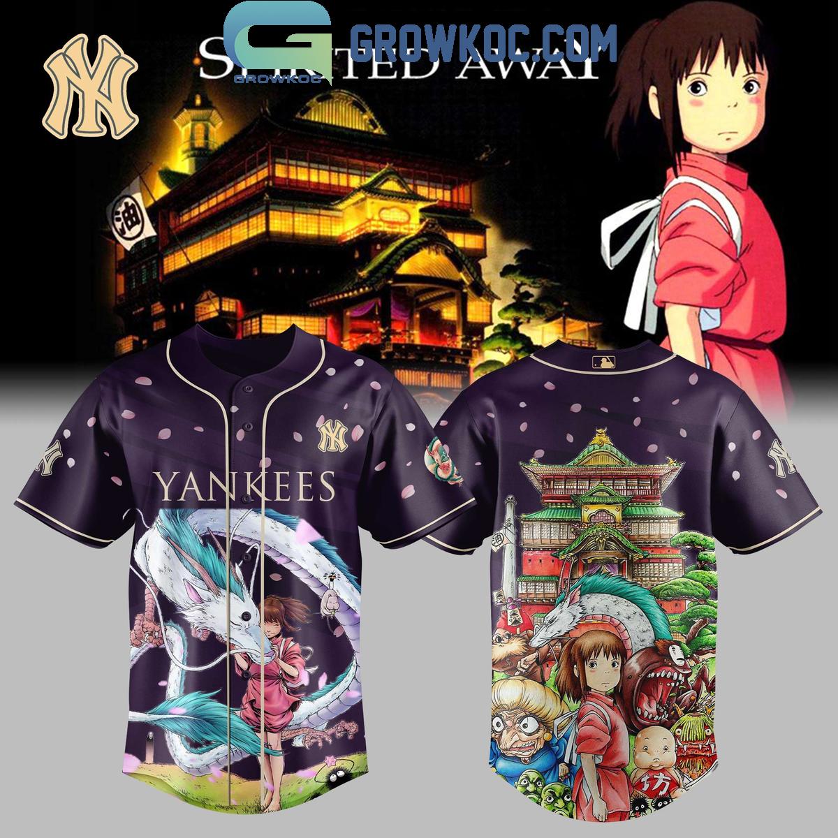 New York Yankees x Spirited Away Studio Ghibli 2025 Baseball Jersey