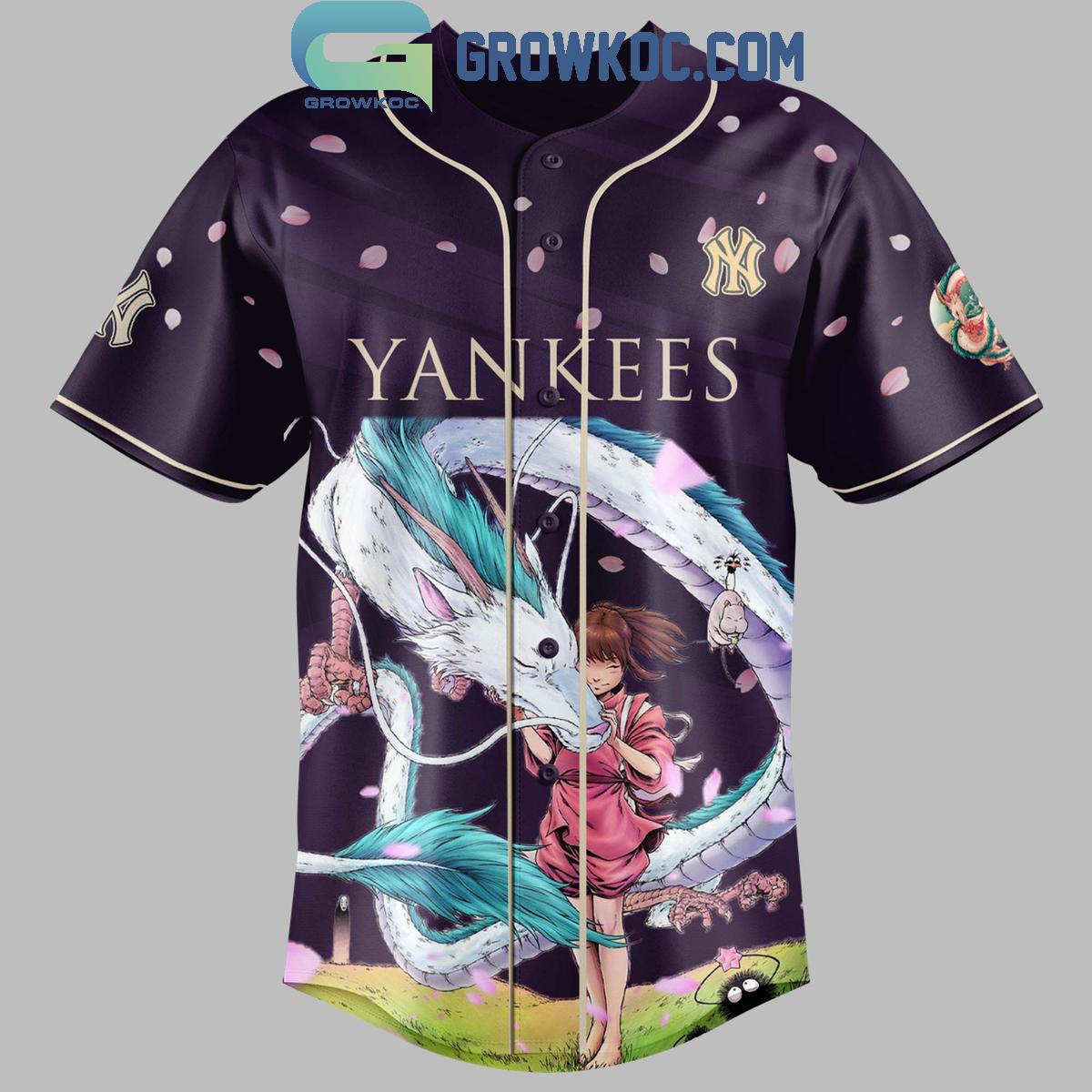 New York Yankees x Spirited Away Studio Ghibli 2025 Baseball Jersey