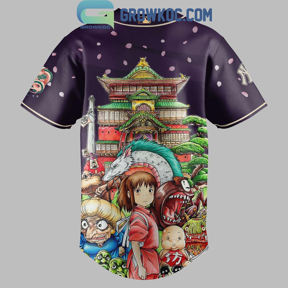 New York Yankees x Spirited Away Studio Ghibli 2025 Baseball Jersey