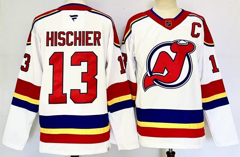 New Jersey Devils #13 Nico Hischier Style 4