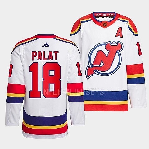 New Jersey Devils #18 ondrej-palat-white-2022reverse-retro-2.0-authentic-primegreen-jersey
