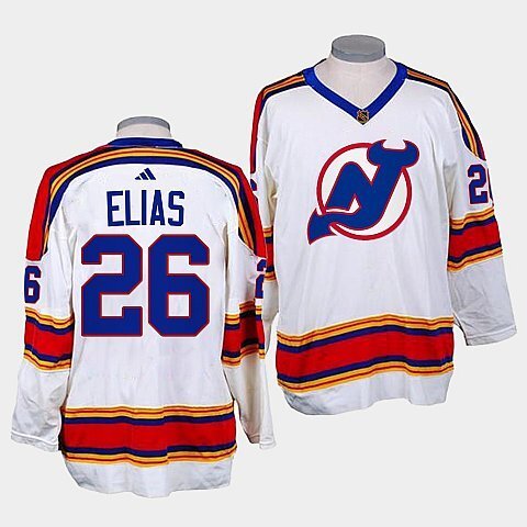 New Jersey Devils #26 patrik-elias-white-reverse-retro-2.0-replica-jersey