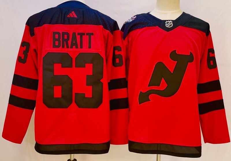 New Jersey Devils #63 Jesper Bratt Style 1