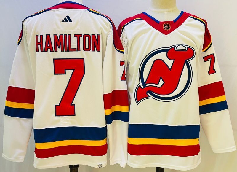 New Jersey Devils #7 Dougie Hamilton Style 2