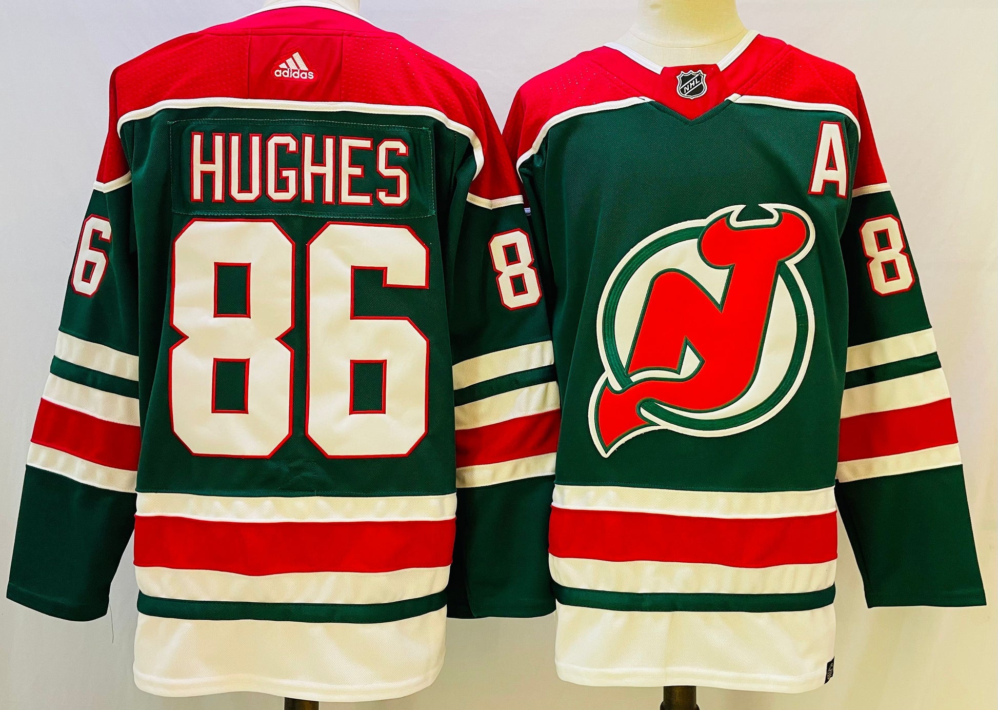 New Jersey Devils #86 Jack Hughes Style 8