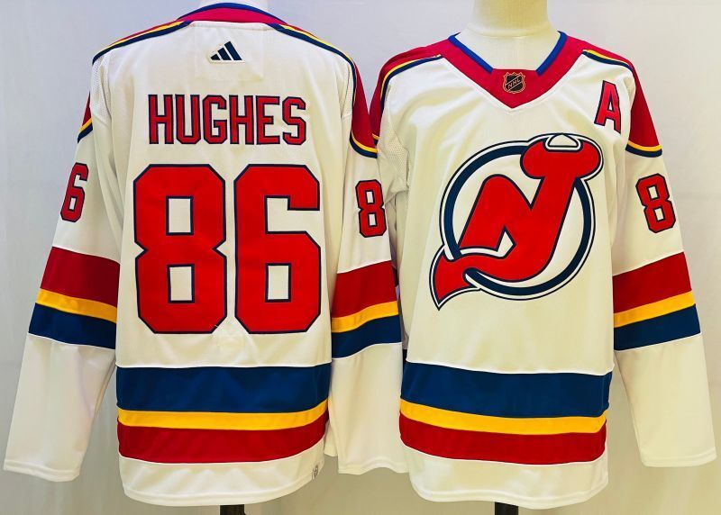 New Jersey Devils #86 Jack Hughes Style 9