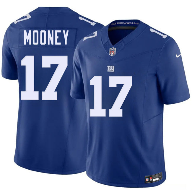 New York Giants #17 Darnell Mooney Blue 2026 F.U.S.E. Vapor Untouchable