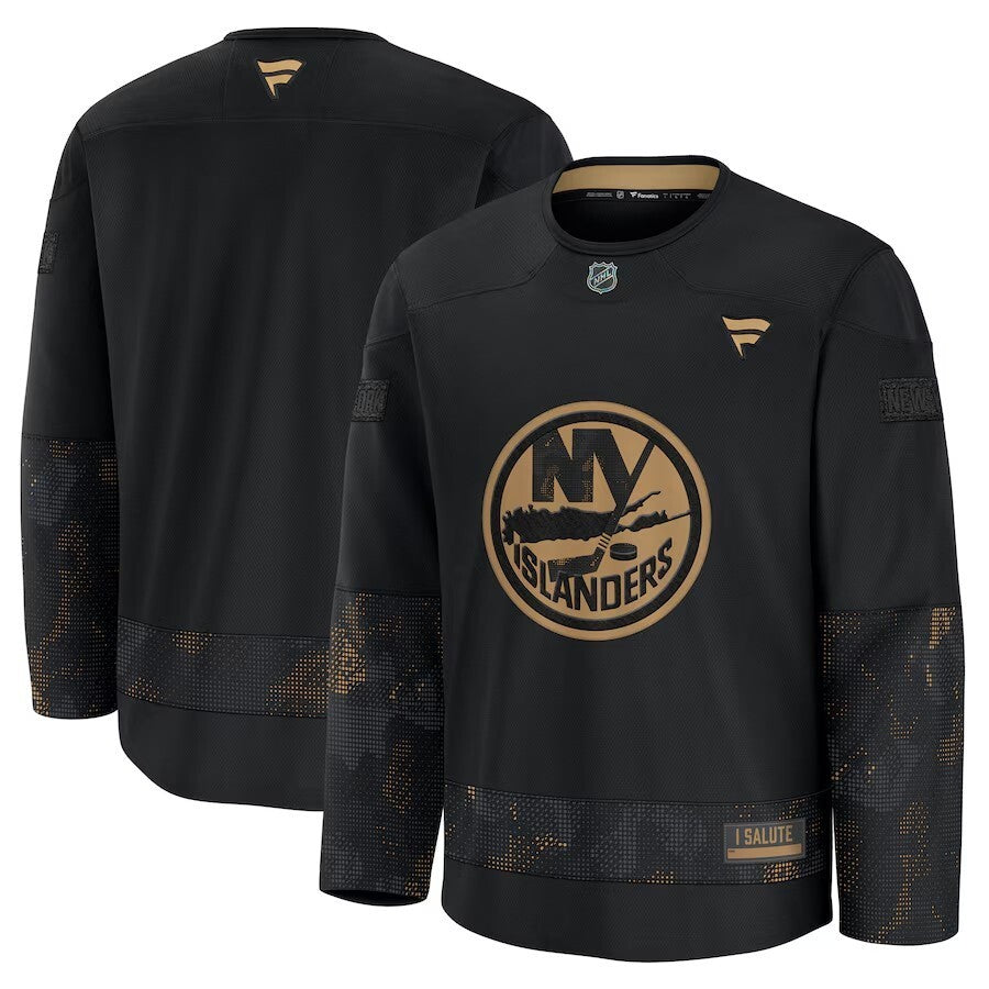 New York Islanders 2024 Military Appreciation Practice Jersey - Black