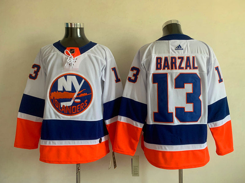 New York Islanders #13 Mathew Barzal Style 4