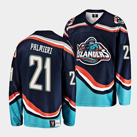 New York Islanders #21 kyle-palmieri-navy-2022-23reverse-retro-2.0-replica-jersey
