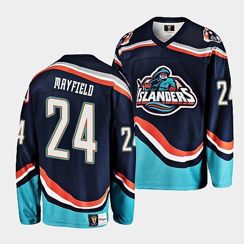 New York Islanders #24 scott-mayfield-navy-2022-23reverse-retro-2.0-replica-jersey