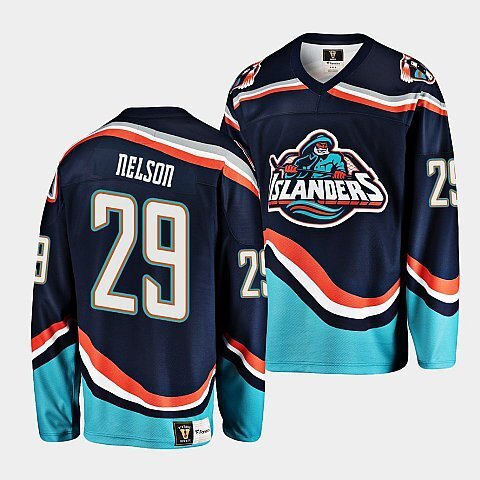 New York Islanders #29 brock-nelson-navy-2022-23reverse-retro-2.0-replica-jersey
