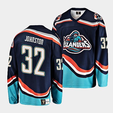New York Islanders #32 ross-johnston-navy-2022-23reverse-retro-2.0-replica-jersey