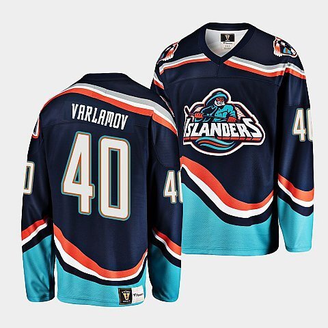 New York Islanders #40 semyon-varlamov-navy-2022-23reverse-retro-2.0-replica-jersey