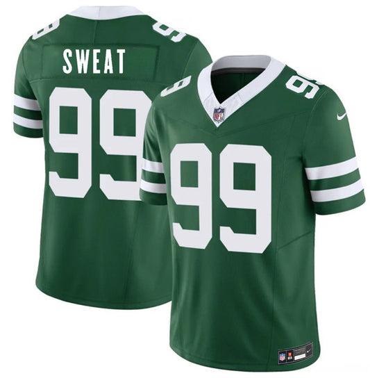 New York Jets #99 T'Vondre Sweat Green 2026 F.U.S.E. Vapor Untouchable