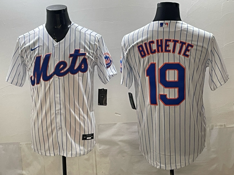 New York Mets #19 Bo Bichette Mets Adult