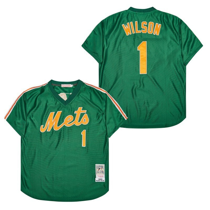 New York Mets #1 MOOKIE WILSON Style 6