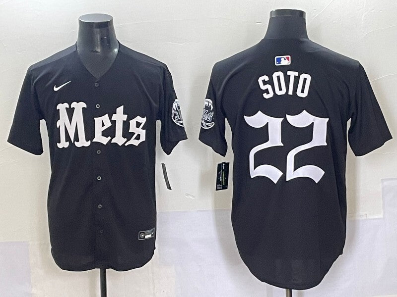 New York Mets #22 Juan Soto Collaboration Style 2