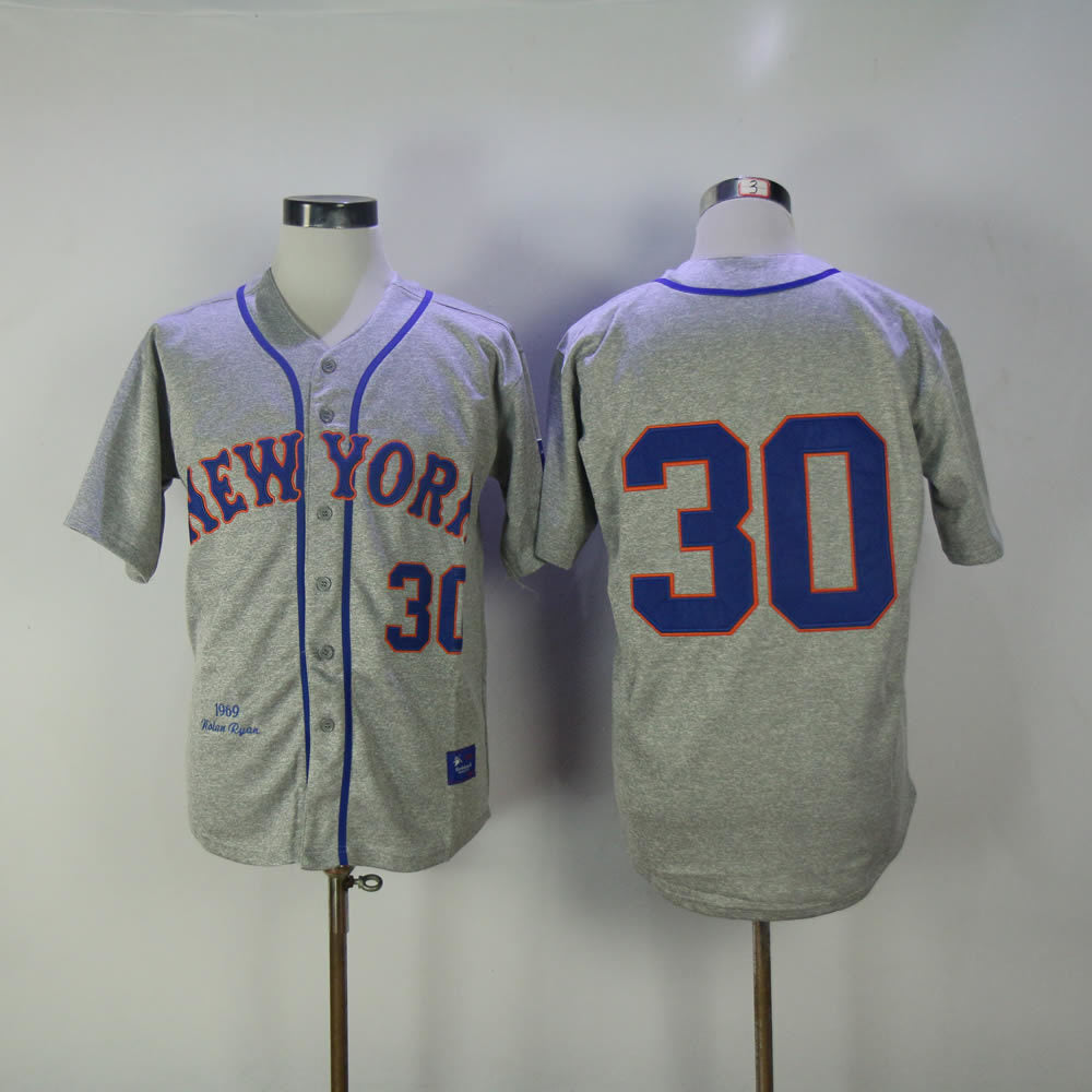 New York Mets #30 Michael Conforto Mets 30 Hemp Gray Retro