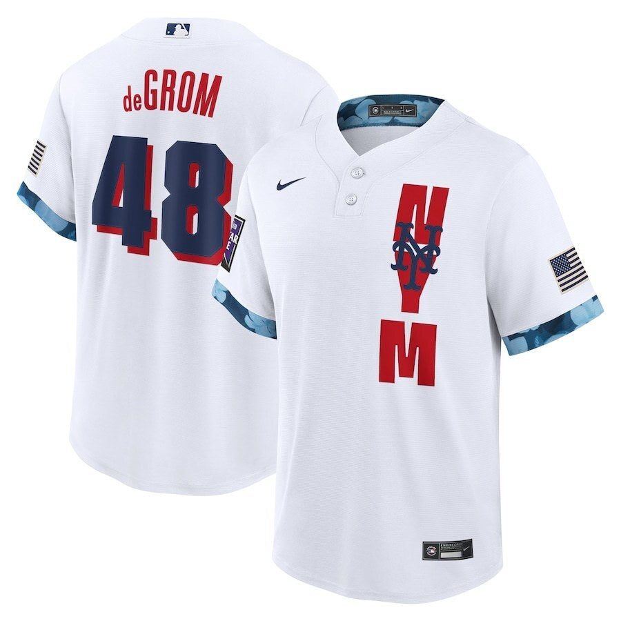 New York Mets #48 Jacob deGrom 2021 MLB All-Star Game Replica Player Jersey - White