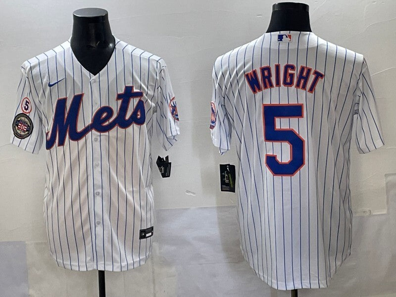 New York Mets #5 David Wright Mets Adult Style 11