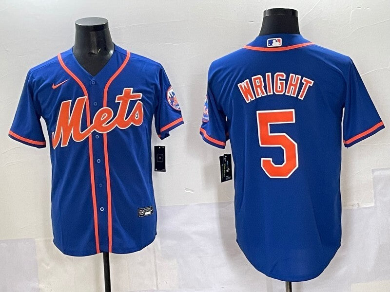 New York Mets #5 David Wright Mets Adult Style 2
