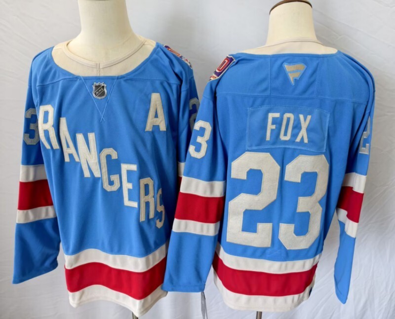 New York Rangers #23 Adam Fox Rangers 100