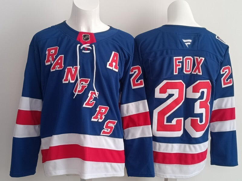 New York Rangers #23 Adam Fox Rangers Style 2
