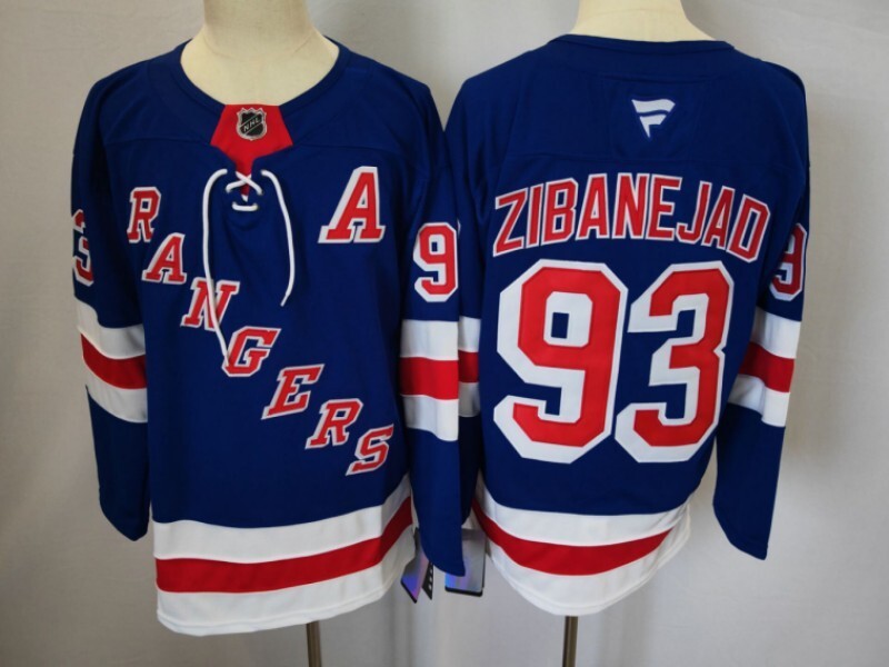 New York Rangers #93 Mika Zibanejad Rangers Style 1