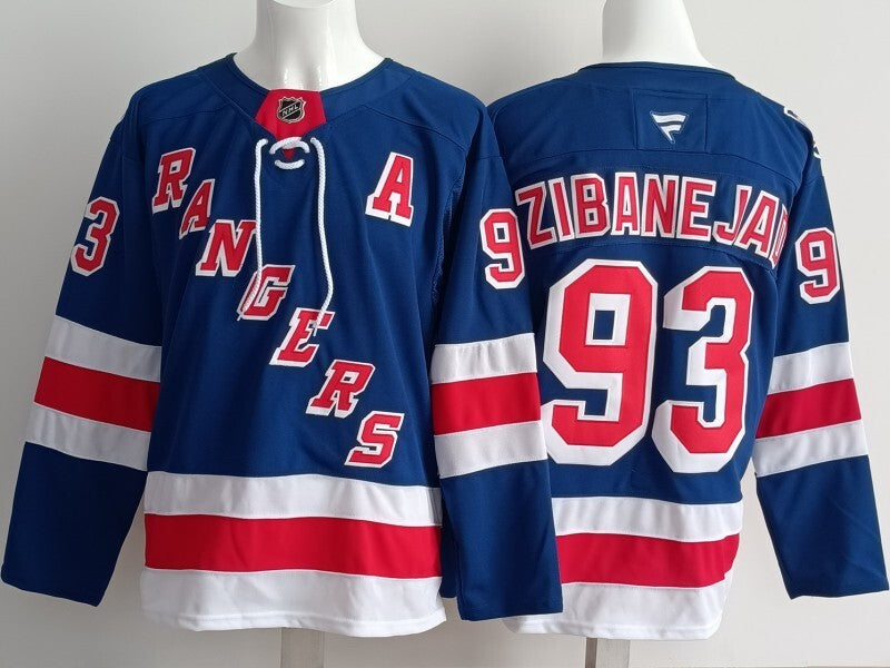New York Rangers #93 Mika Zibanejad Rangers Style 2