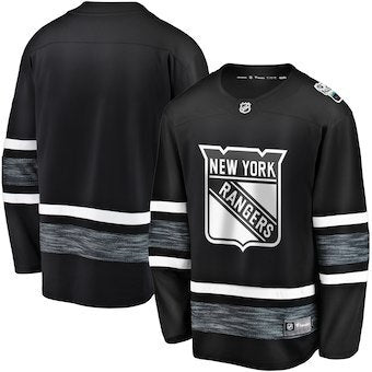 New York Rangers blank black