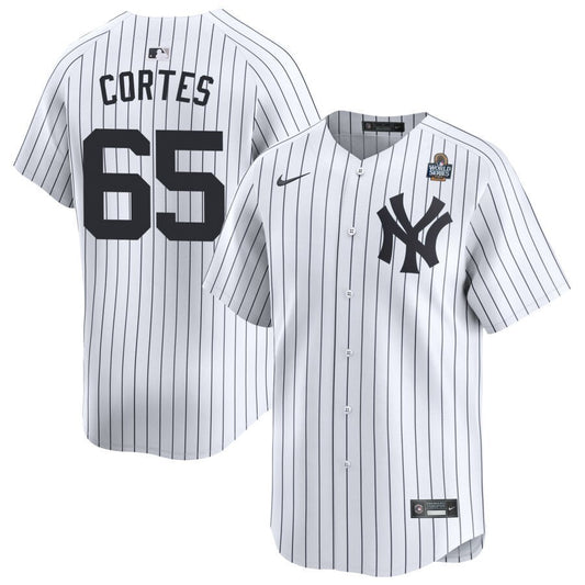 New York Yankees #65 Nestor Cortes 2024 World Series Home