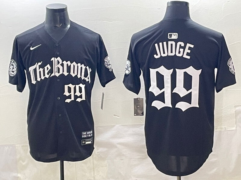 New York Yankees #99 Aaron Judge Yankees 5 Collaboration Style 1