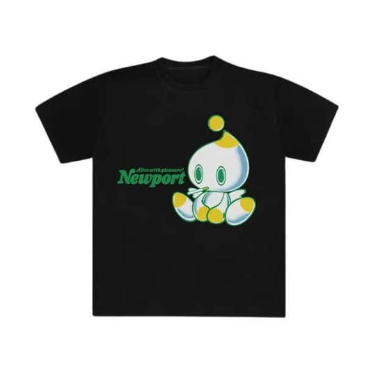 Newport T-Shirt, Neutral Chao T-Shirt, Sonic Adventure Shirt, Unisex Funny Shirt, Gothic Grunge Y2k Affliction Clothes...
