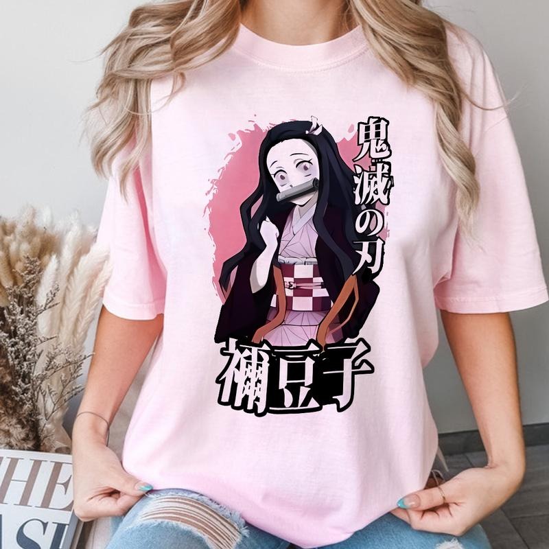 Nezuko Kamado Shirt, Nezuko Tshirt Swearshirt Hoodie, Main Characters Shirt, anime sweatshirt hoodie, Y2k Shirt, Gift for...