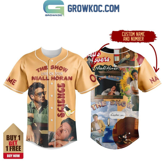 Niall Horan The Show Live On Tour Science Personalized Baseball Jersey