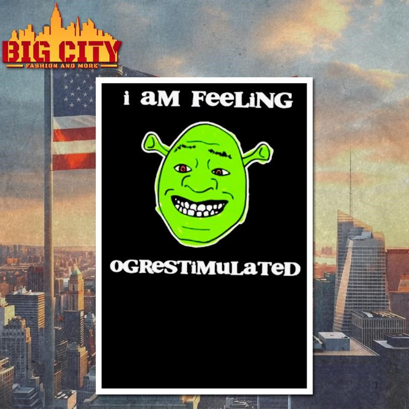 Nice Shrek I Am Feeling Overstimulated Shirt