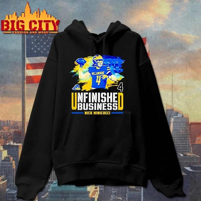 Nicholas Minicucci Unfinished Business shirt