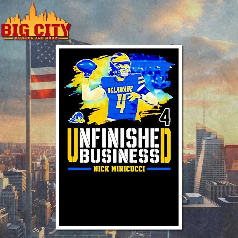 Nicholas Minicucci Unfinished Business shirt