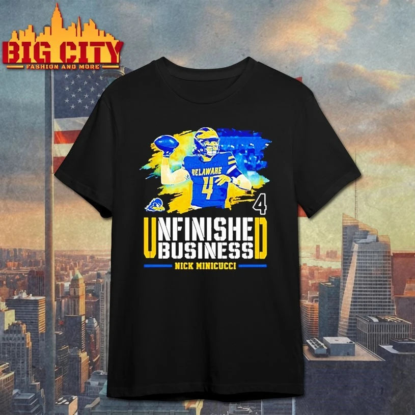 Nicholas Minicucci Unfinished Business shirt