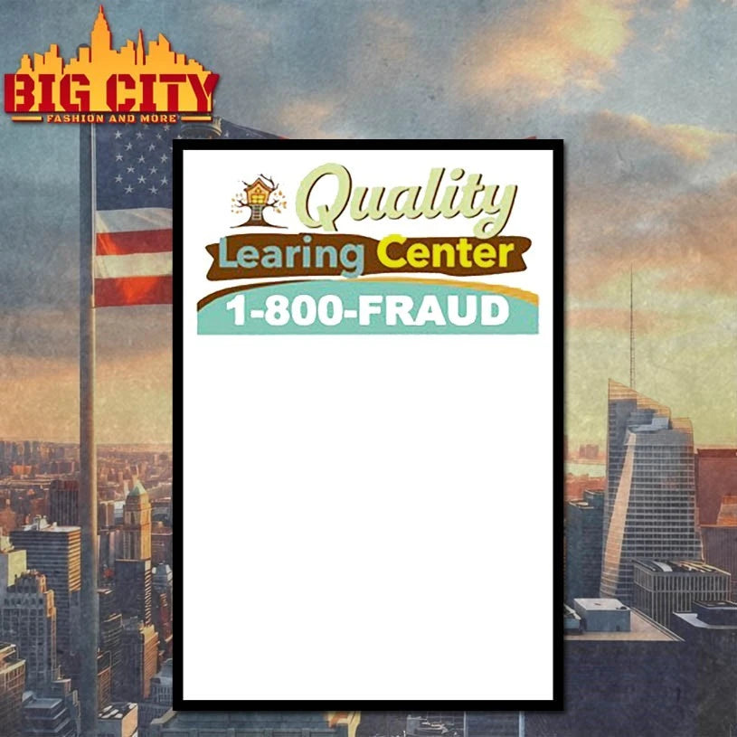 Nick Shirley Quality Learing Center 1-800-Fraud shirt
