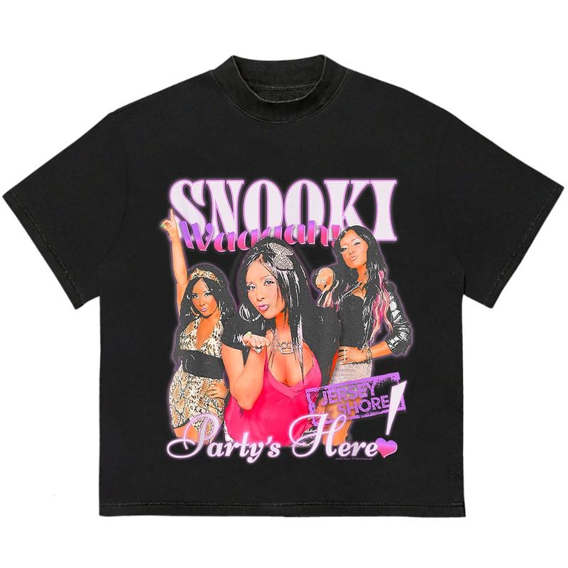 Nicocolee Snnnookiiy T-Shirt Unisex Perfect Everyday Tee Retro Design Trendy Graphic T-Shirt with Street Style Hoodie,...